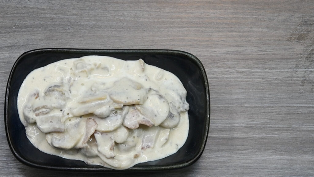 Crema de champiñones keto cremosa