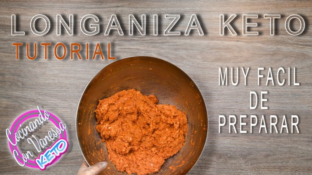 longaniza keto casera baja en carbohidratos
